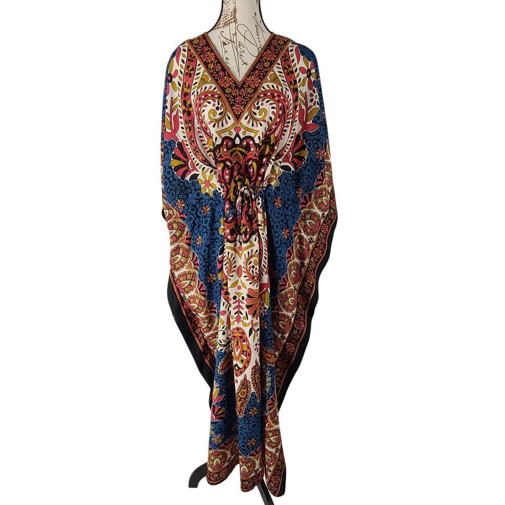 Riveria Sun ladies house dress Muu Muu paisley Size OS House dress coverall XL